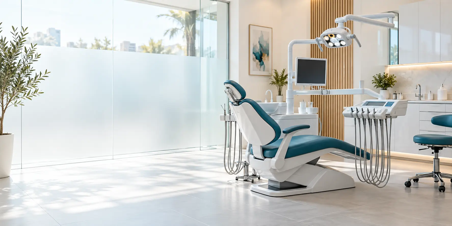 Modern medical clinic